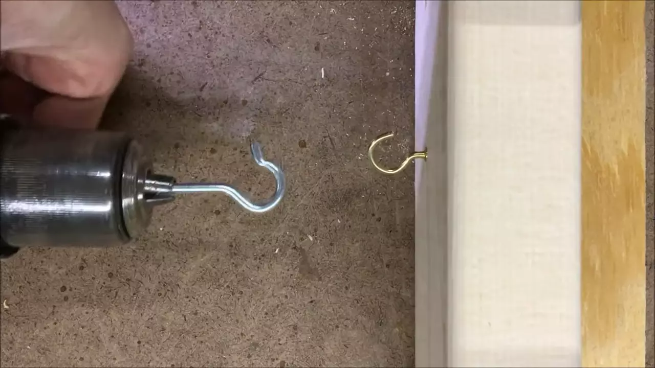 How to Install Screw Hooks