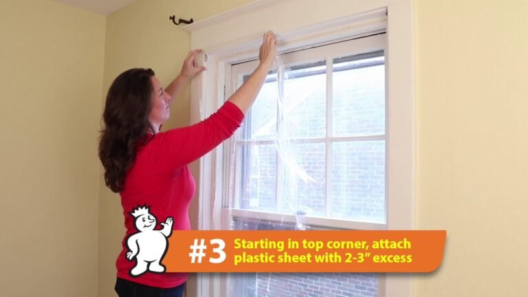 How to Install Frost King Window Insulation Shrink Kit