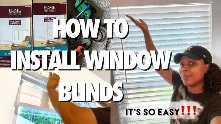 How to Install Home Decorators Collection Blinds