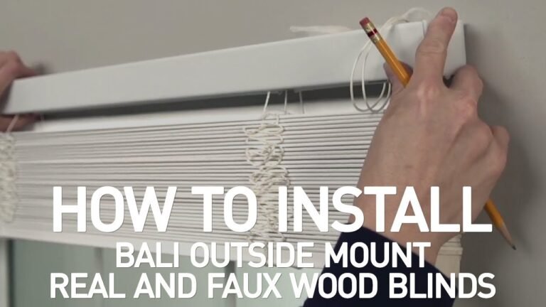 How to Install Plantation Shutters – Outside Mount