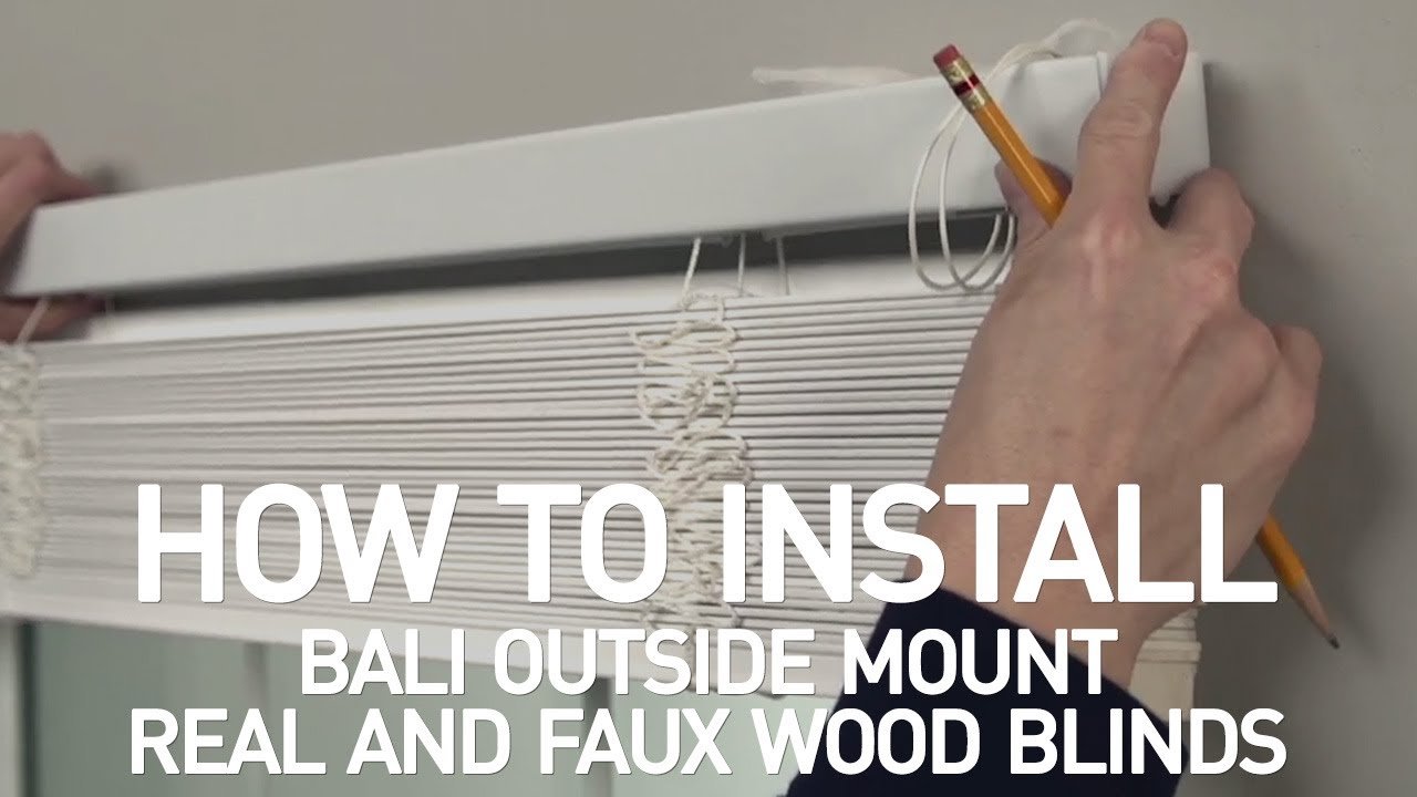 How to Install Plantation Shutters - Outside Mount