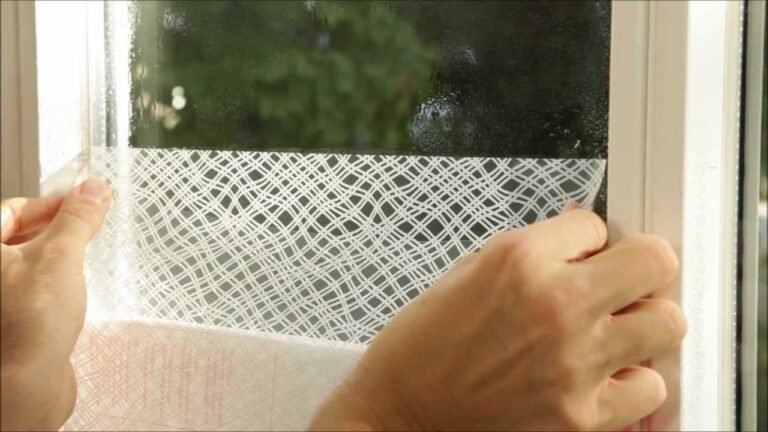 How to Install Static Cling Window Film