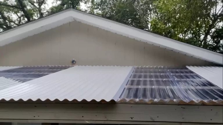 How to Install Corrugated Plastic Roofing Panels?