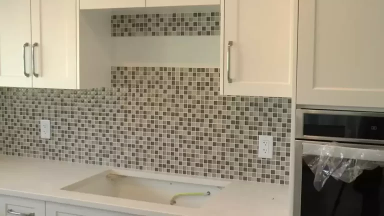 How to Install Mesh Tile Backsplash?