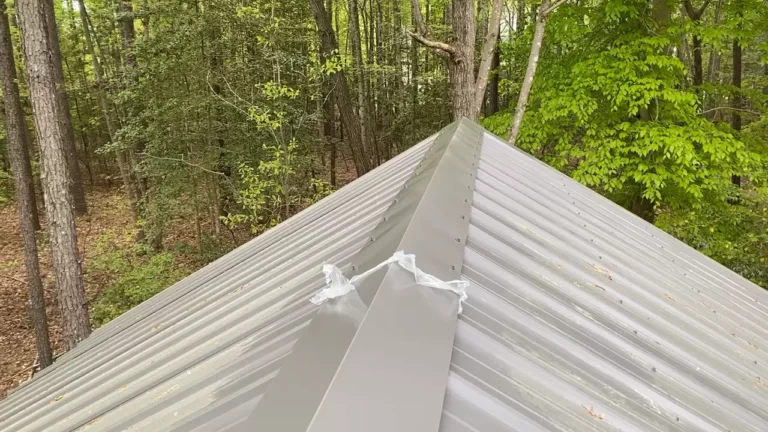 How to Install a Metal Roof Ridge Cap?