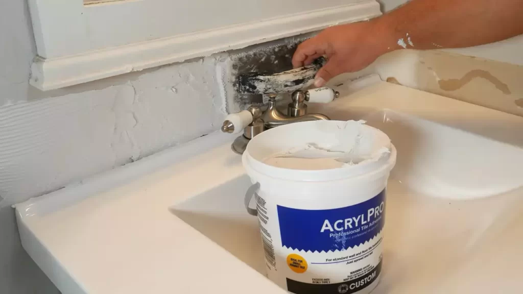 How to Install a Tile Backsplash in Bathroom